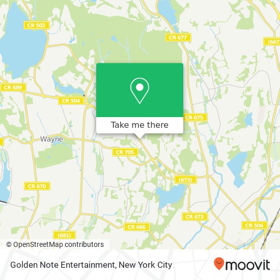 Golden Note Entertainment map