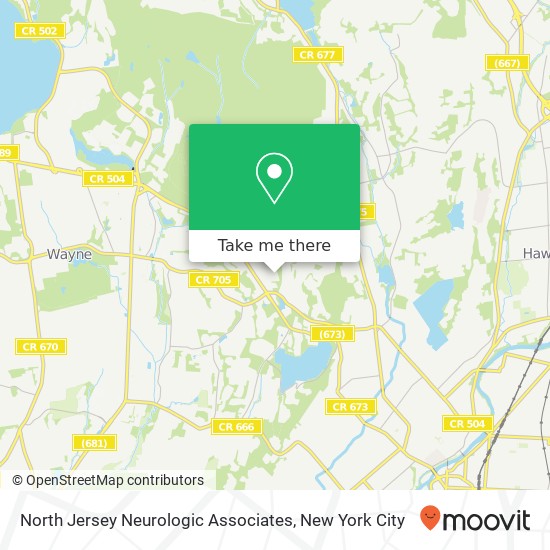 Mapa de North Jersey Neurologic Associates