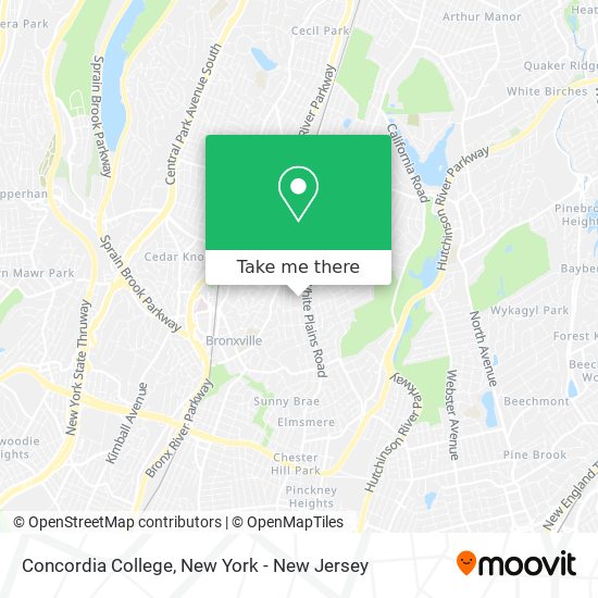 Mapa de Concordia College