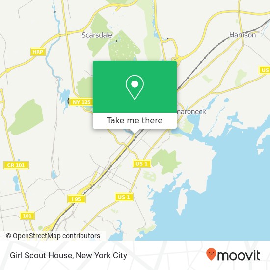 Mapa de Girl Scout House