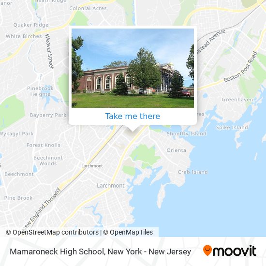 Mapa de Mamaroneck High School