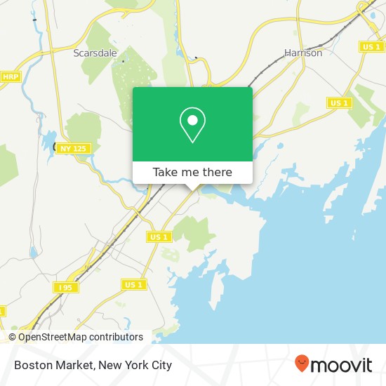 Mapa de Boston Market