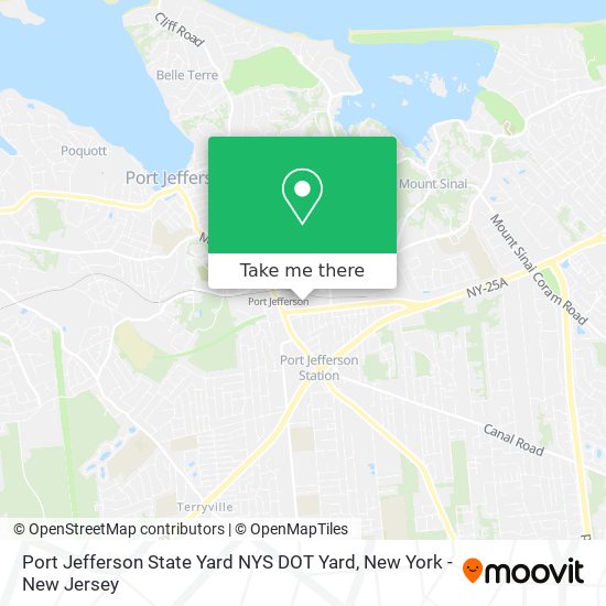 Port Jefferson State Yard NYS DOT Yard map