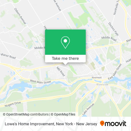 Lowe's Home Improvement map