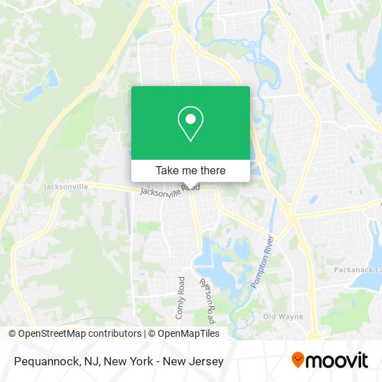 Mapa de Pequannock, NJ