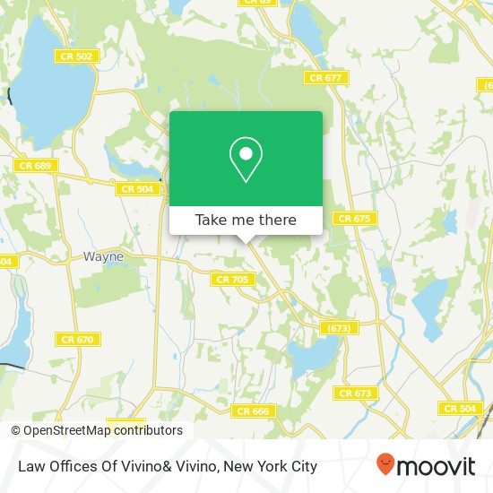 Mapa de Law Offices Of Vivino& Vivino