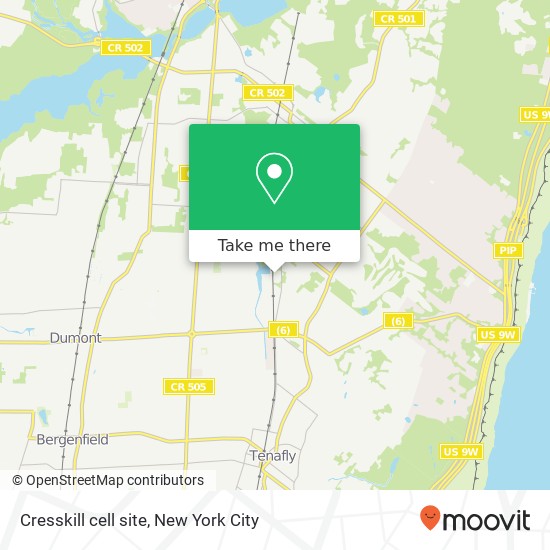 Cresskill cell site map