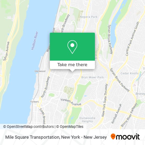 Mapa de Mile Square Transportation