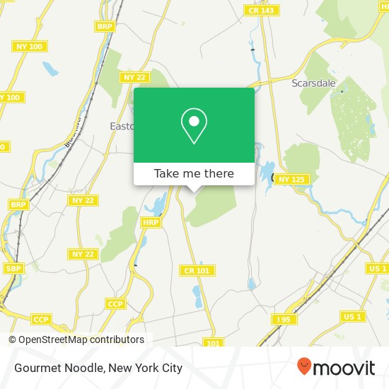 Mapa de Gourmet Noodle