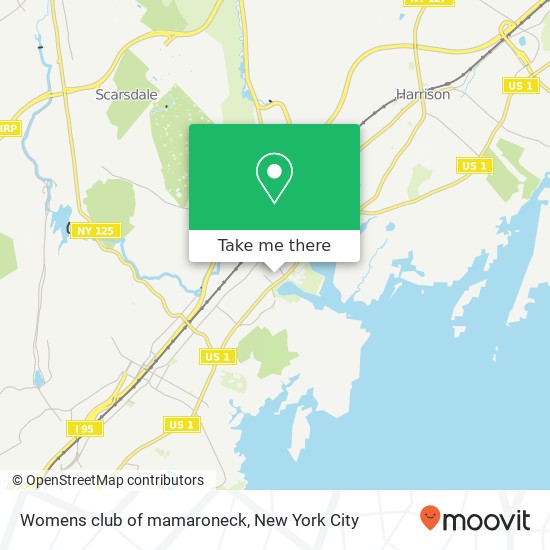 Womens club of mamaroneck map