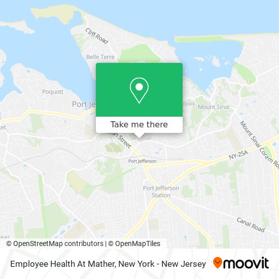 Employee Health At Mather map