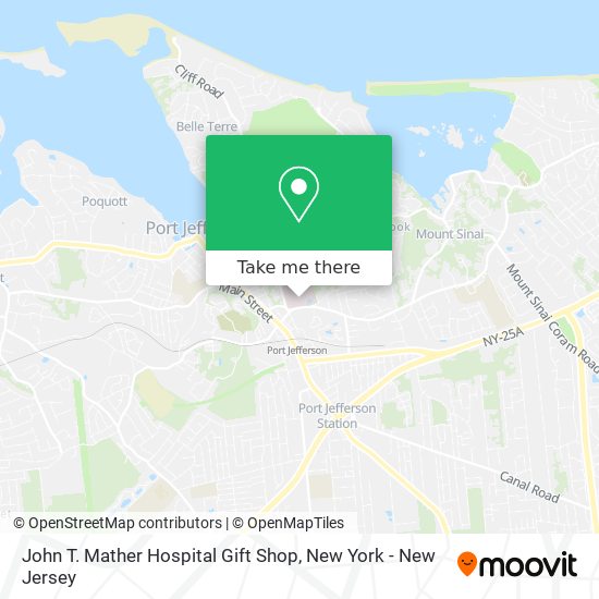 Mapa de John T. Mather Hospital Gift Shop