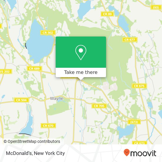 McDonald's map