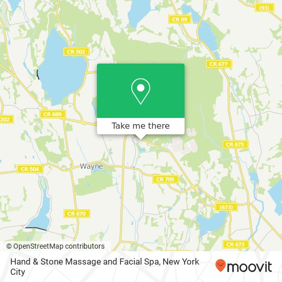 Hand & Stone Massage and Facial Spa map