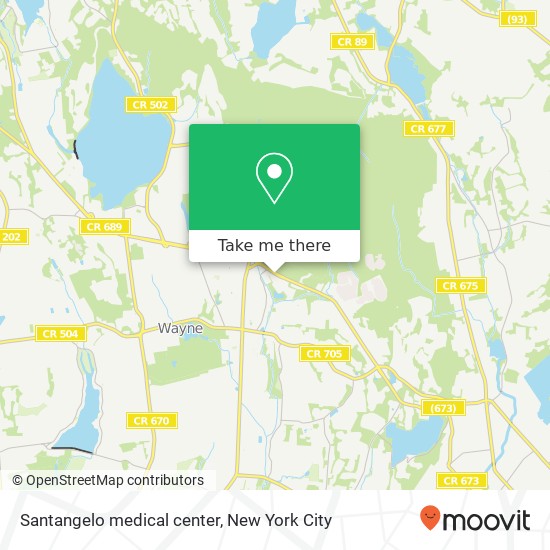 Mapa de Santangelo medical center