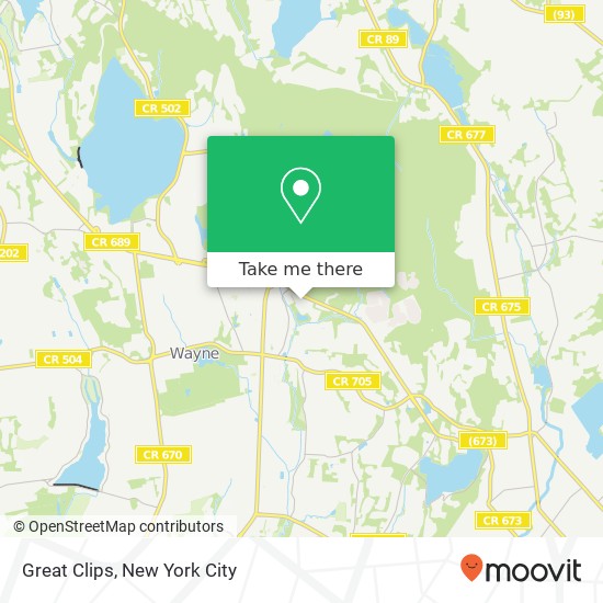 Great Clips map