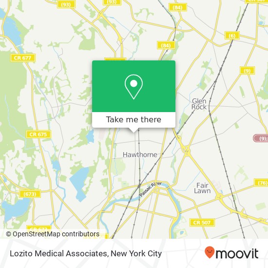 Mapa de Lozito Medical Associates