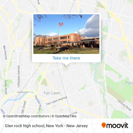 Glen rock high school map