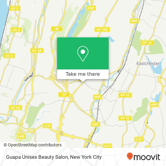Mapa de Guapa Unisex Beauty Salon