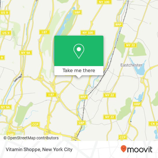 Mapa de Vitamin Shoppe