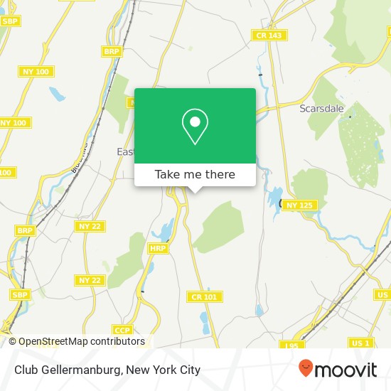 Club Gellermanburg map