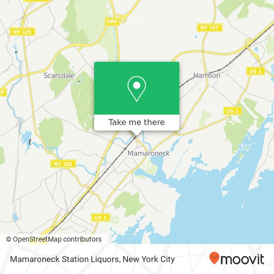 Mapa de Mamaroneck Station Liquors