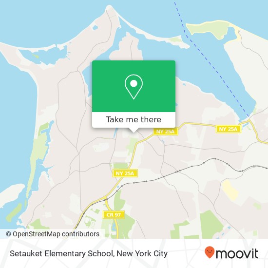 Mapa de Setauket Elementary School