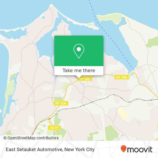 East Setauket Automotive map