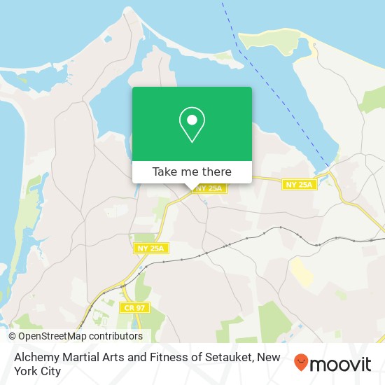 Alchemy Martial Arts and Fitness of Setauket map