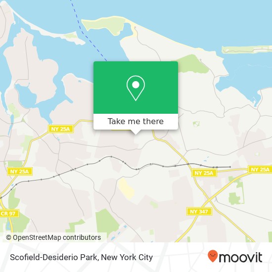 Scofield-Desiderio Park map