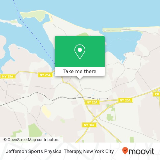 Jefferson Sports Physical Therapy map