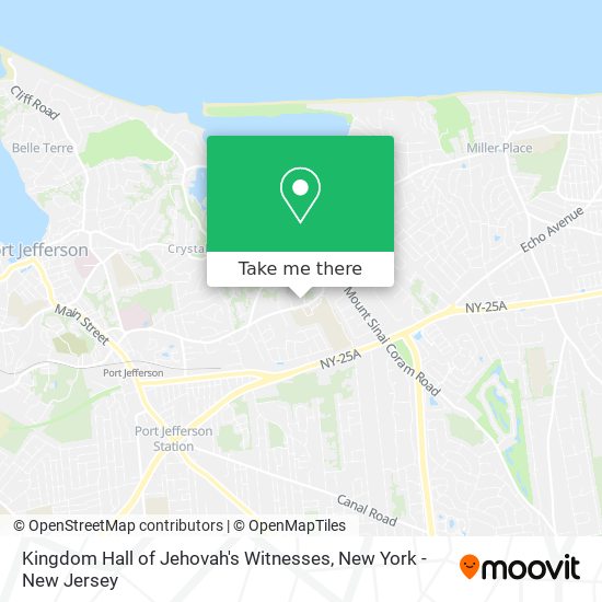 Mapa de Kingdom Hall of Jehovah's Witnesses