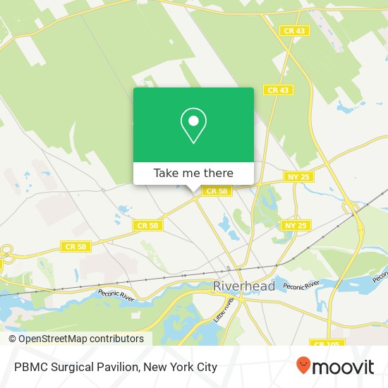 PBMC Surgical Pavilion map