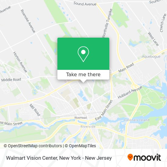 Mapa de Walmart Vision Center