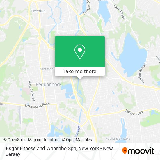 Esgar Fitness and Wannabe Spa map
