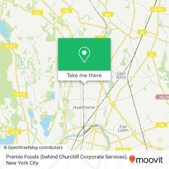 Mapa de Premio Foods (behind Churchill Corporate Services)