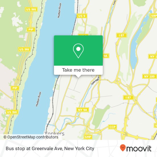 Mapa de Bus stop at Greenvale Ave