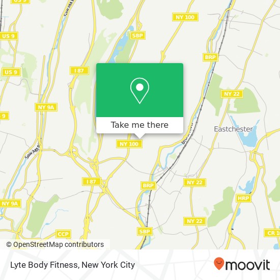 Lyte Body Fitness map