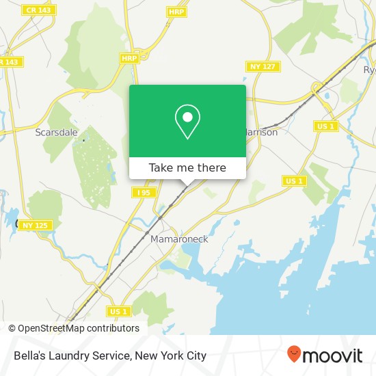 Bella's Laundry Service map