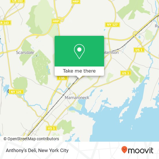 Mapa de Anthony's Deli