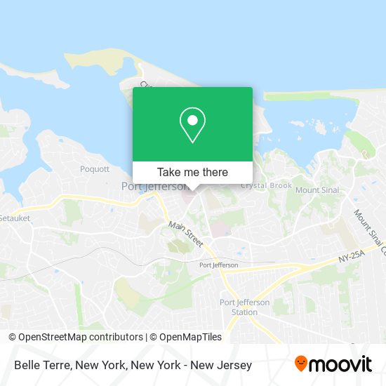 Mapa de Belle Terre, New York