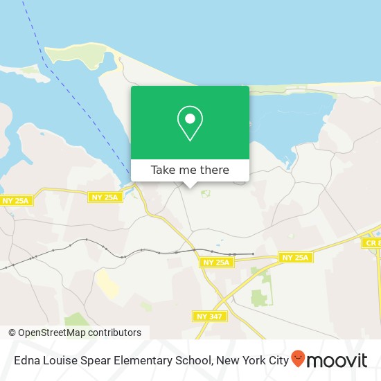 Edna Louise Spear Elementary School map
