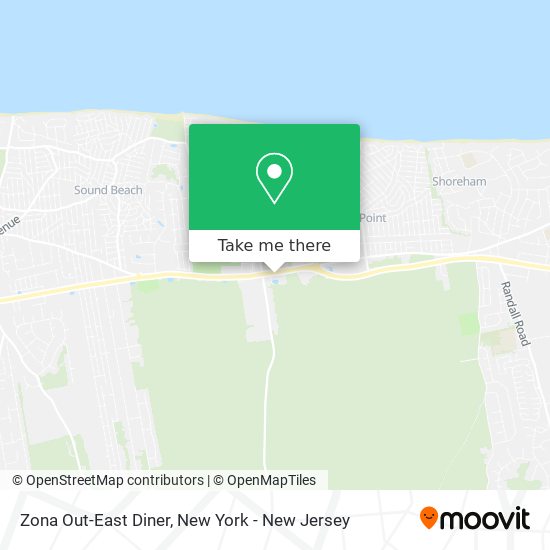 Mapa de Zona Out-East Diner