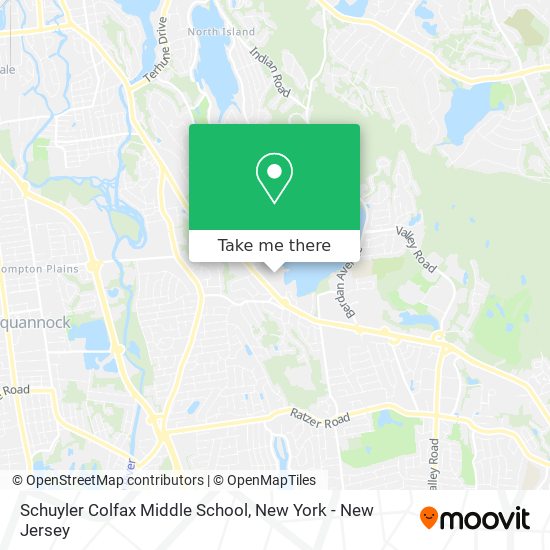 Schuyler Colfax Middle School map