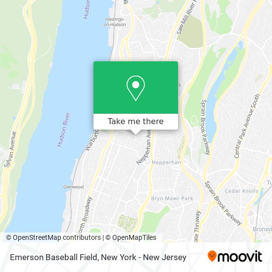 Mapa de Emerson Baseball Field