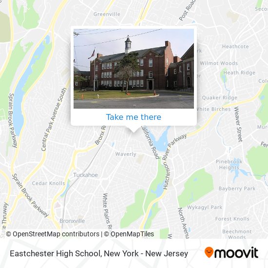 Mapa de Eastchester High School
