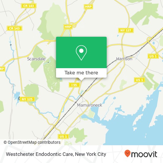 Westchester Endodontic Care map