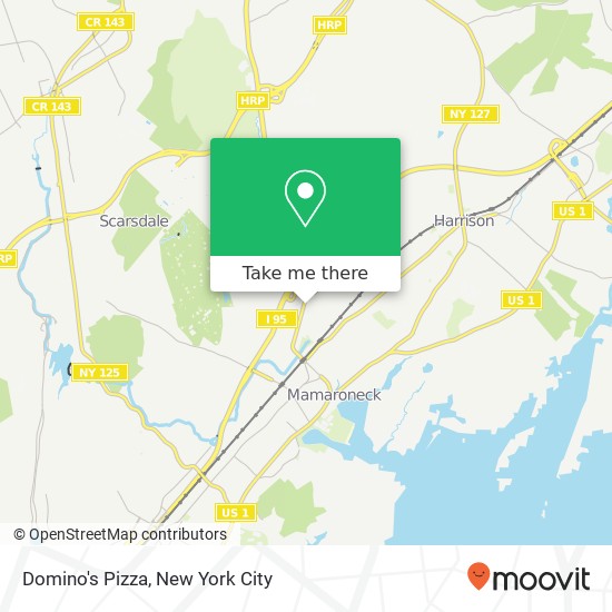 Domino's Pizza map