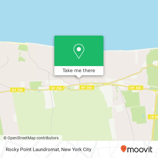 Rocky Point Laundromat map