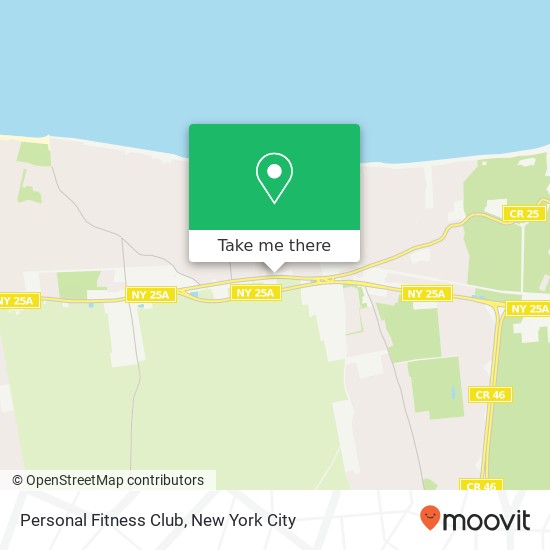 Personal Fitness Club map